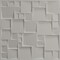 Ekena Millwork 19 5/8in. W x 19 5/8in. H Modern Square EnduraWall Decorative 3D Wall Panel Covers 2.67 Sq. Ft. WP20X20MSGHC - alternate 2